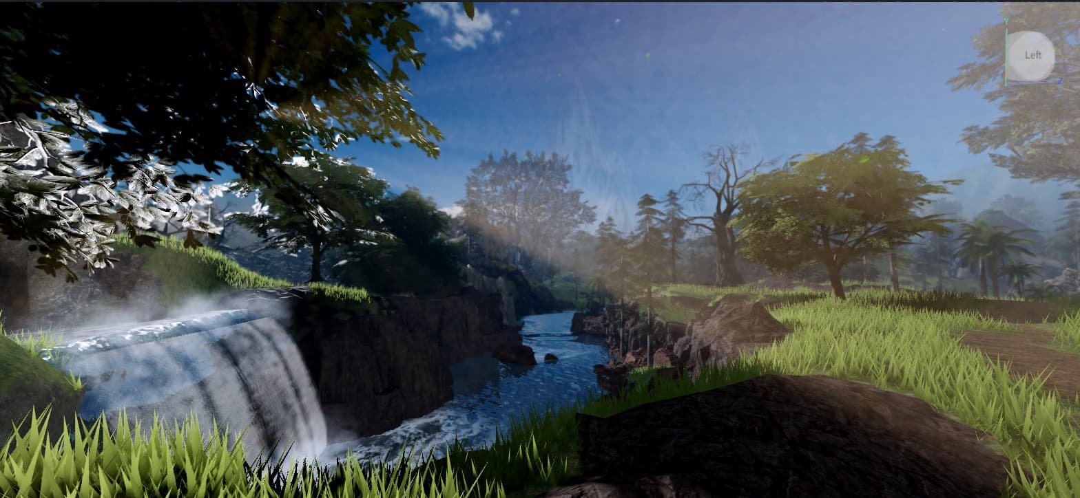 Cinematic Forest render 1