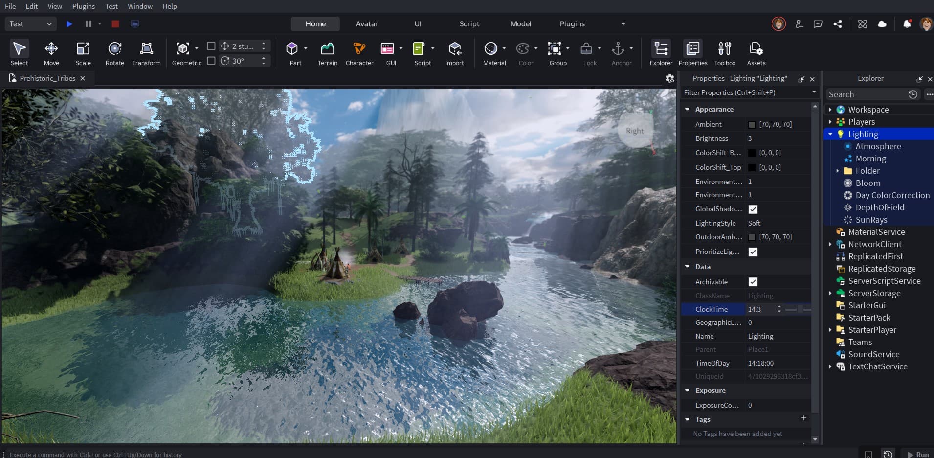 Cinematic Forest render 2