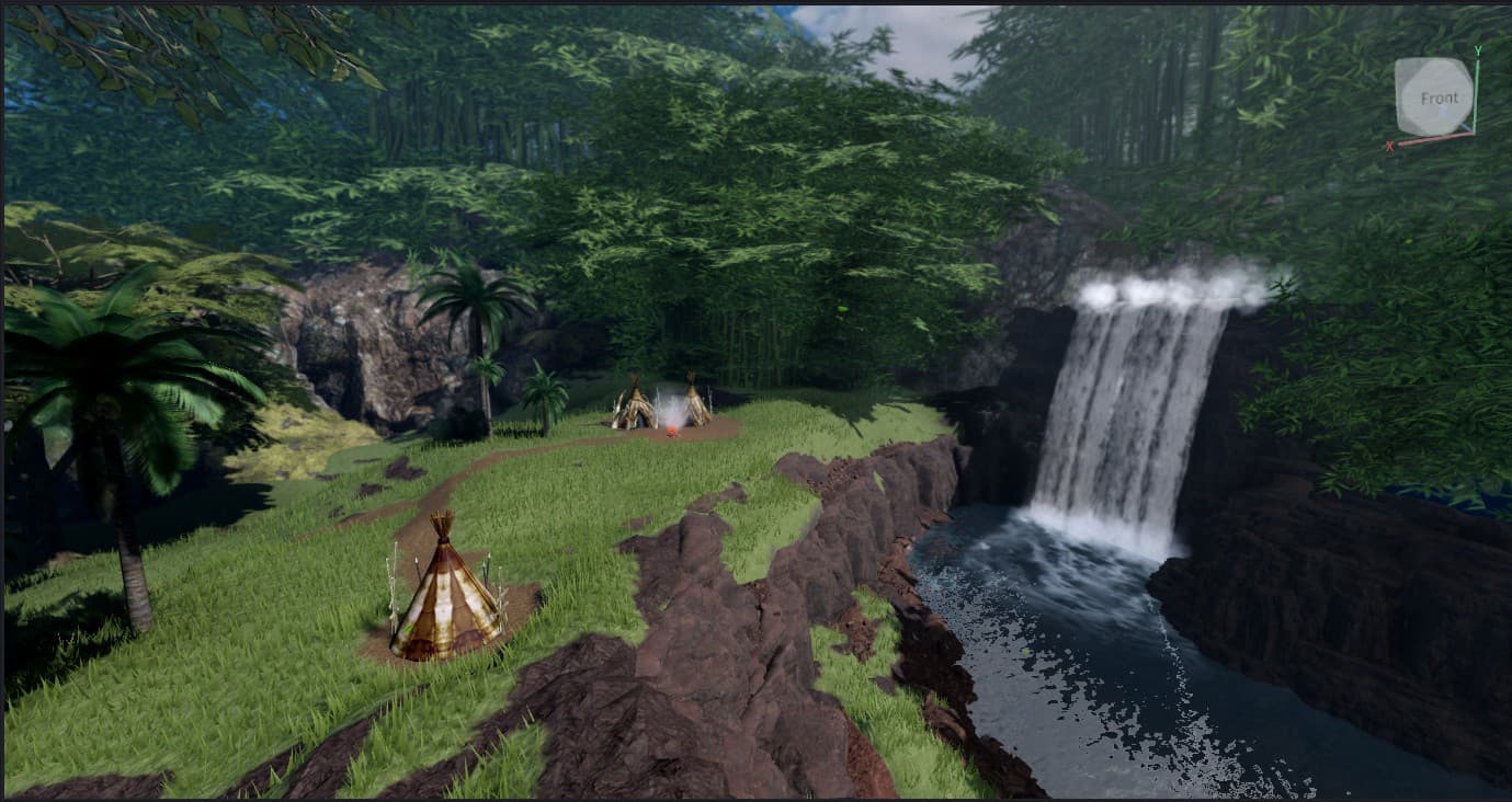 Cinematic Forest render 4