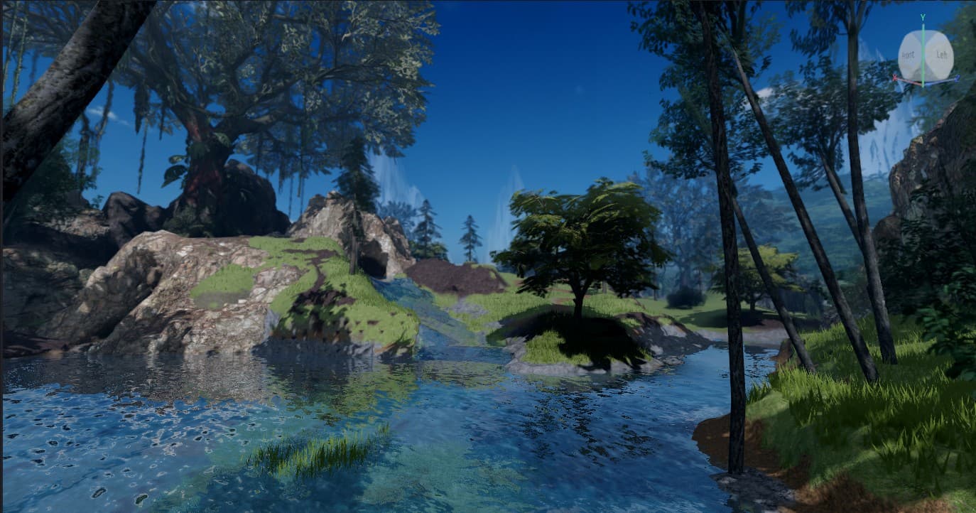 Cinematic Forest render 5