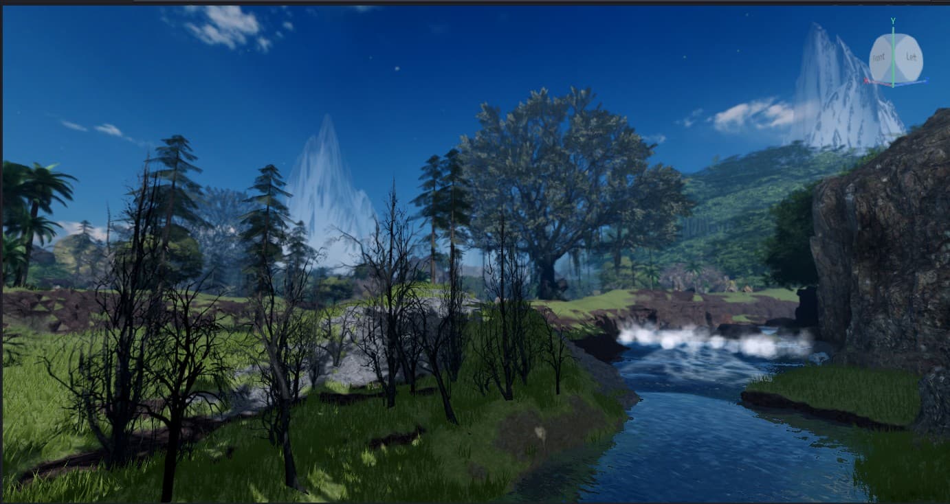 Cinematic Forest render 6