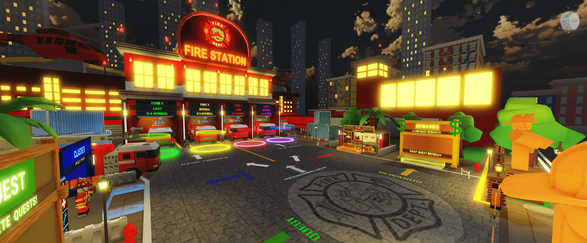 Toon city and house