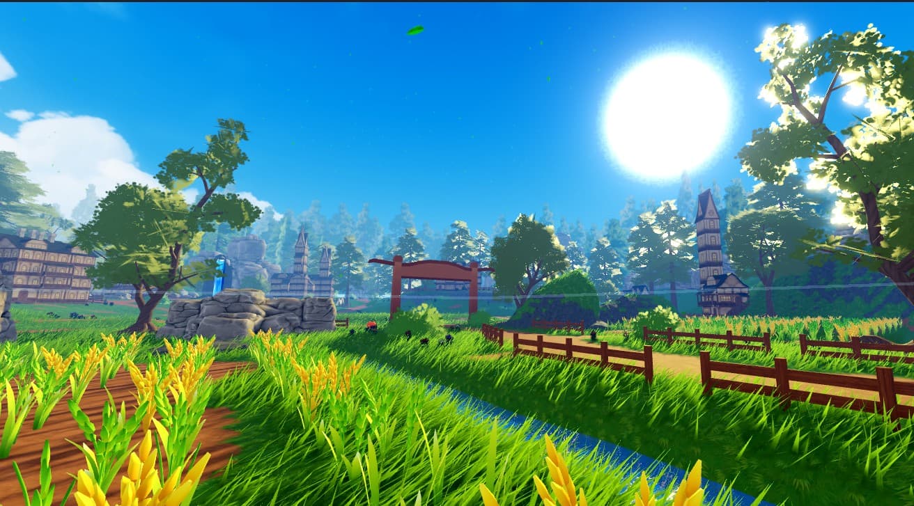 Anime Village render 3