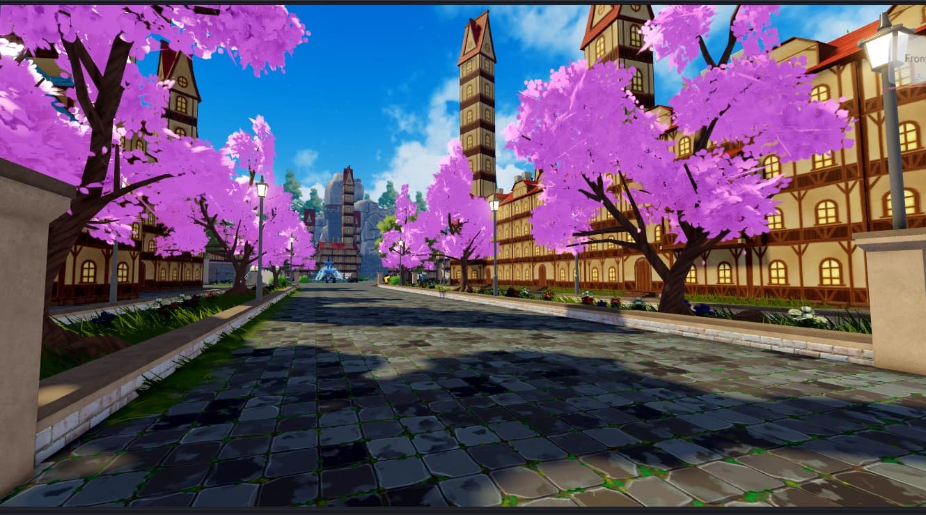 Anime Village render 4