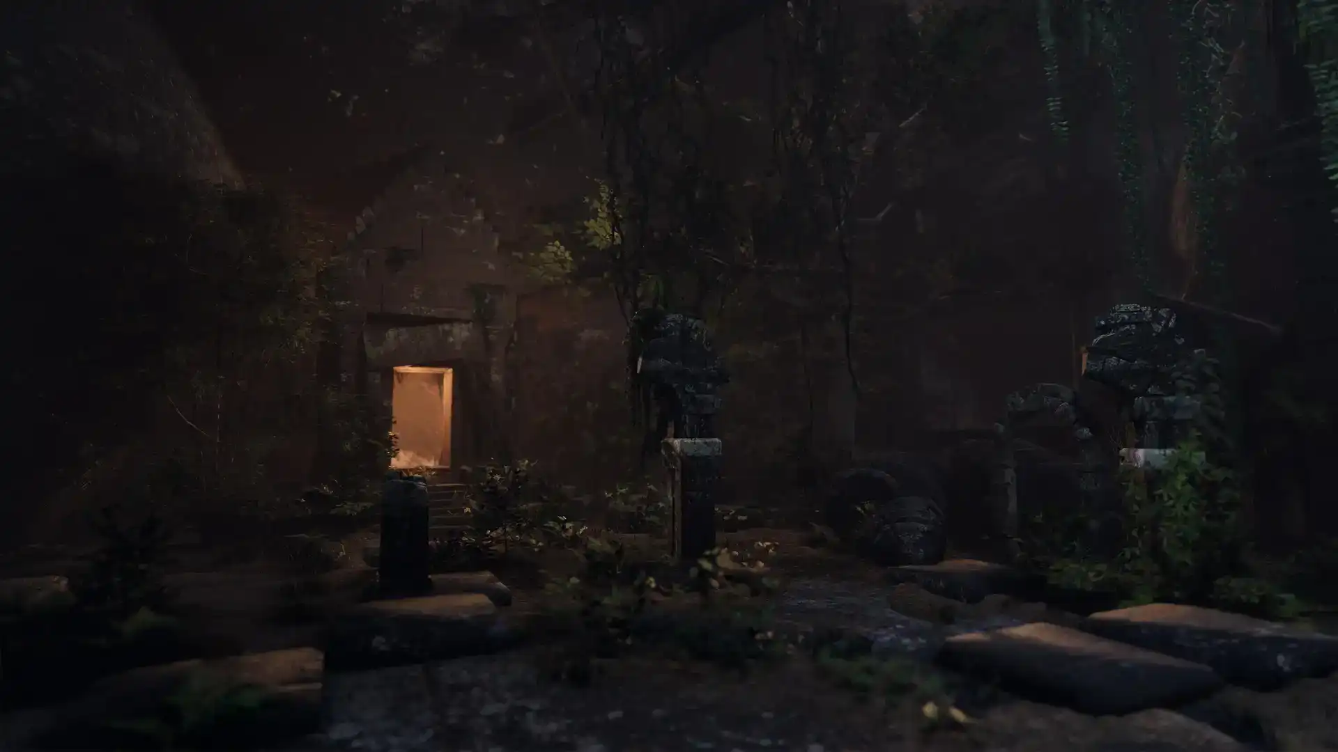 Abdnoned Asian Temple render 3