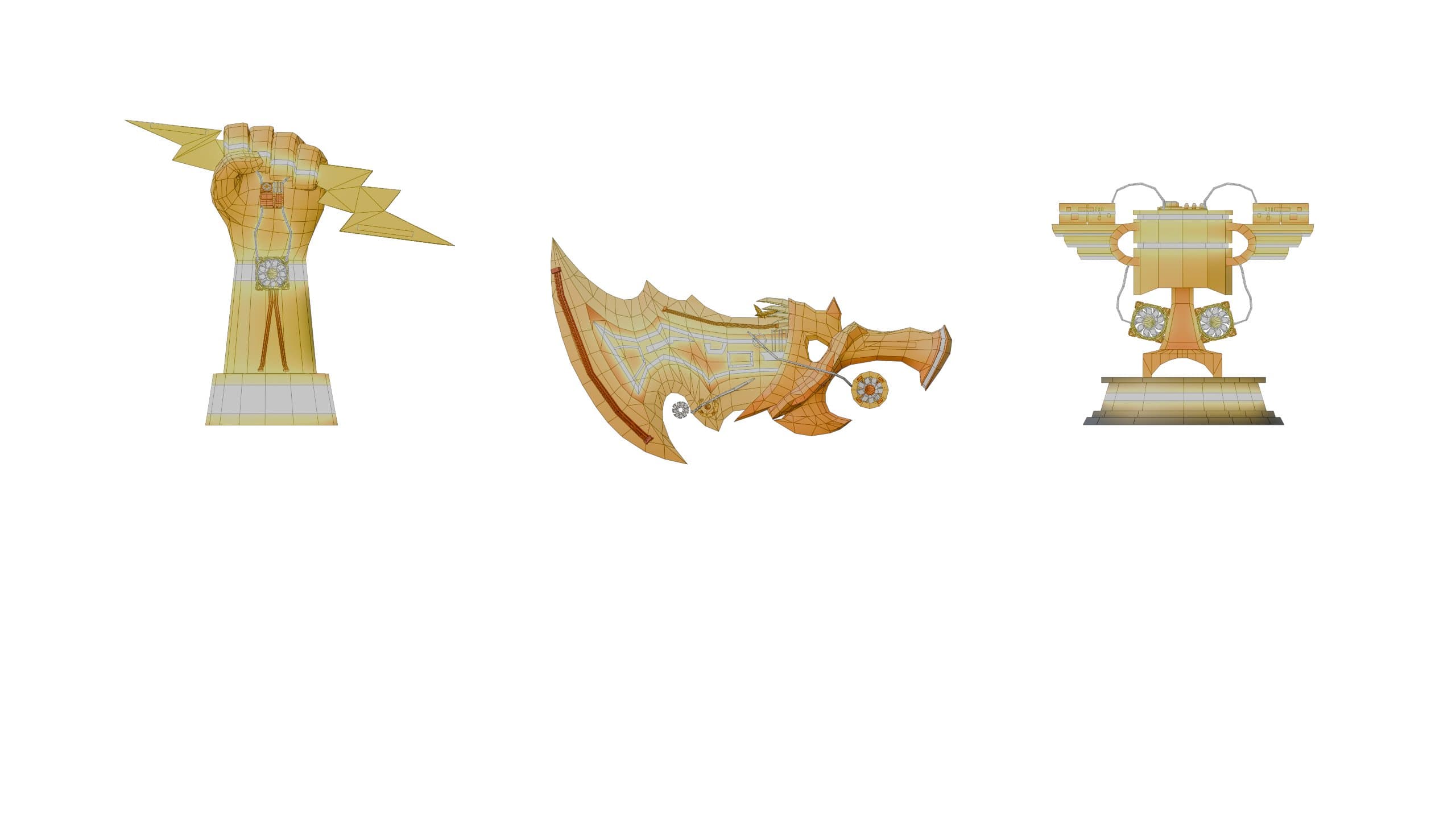 Toon Weapons render 3