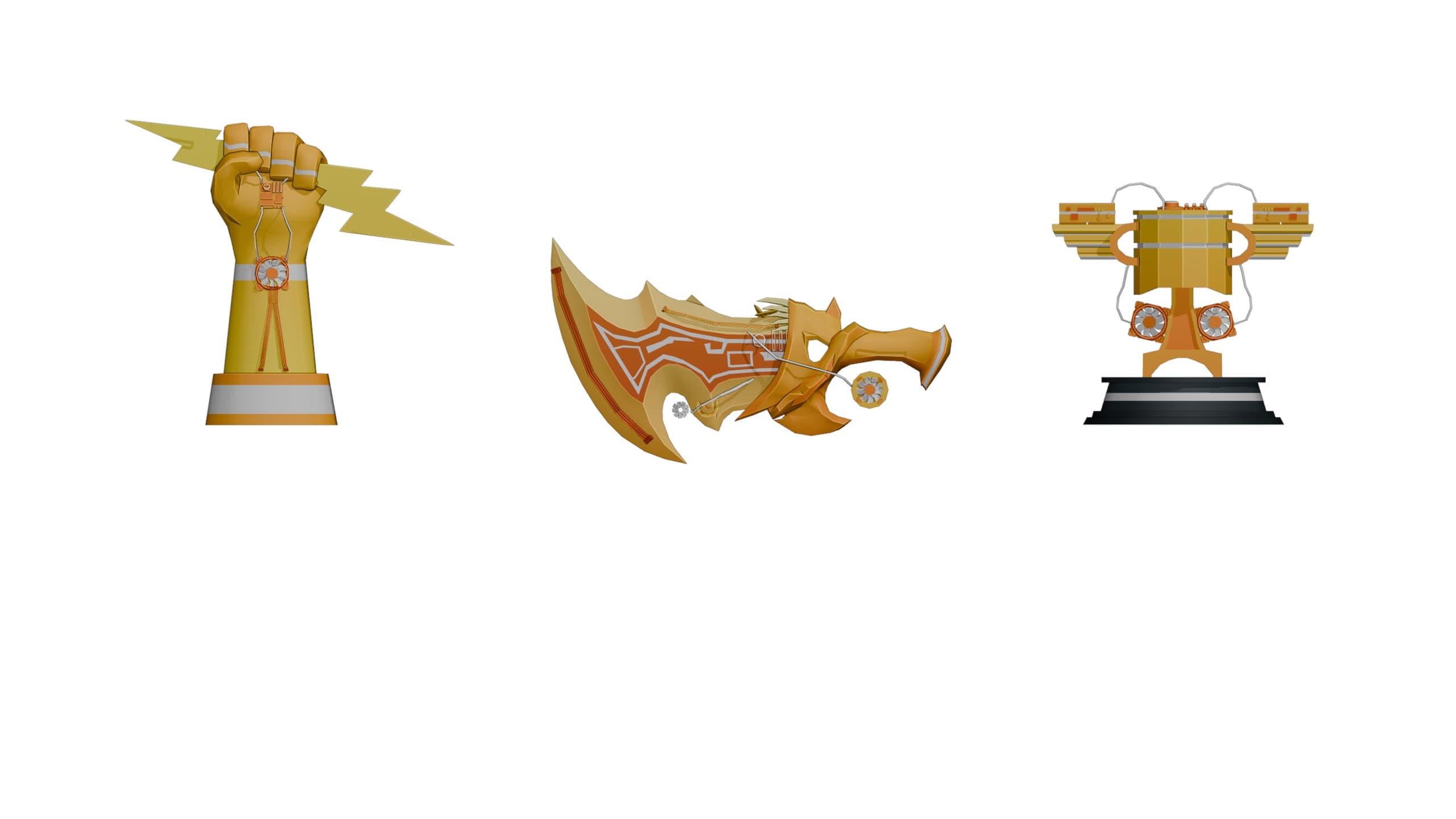 Toon Weapons render 4